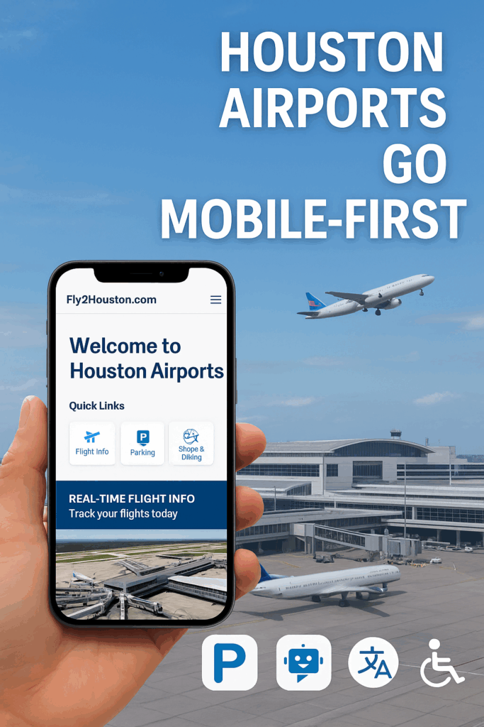 Houston Airports launches mobile-first website 