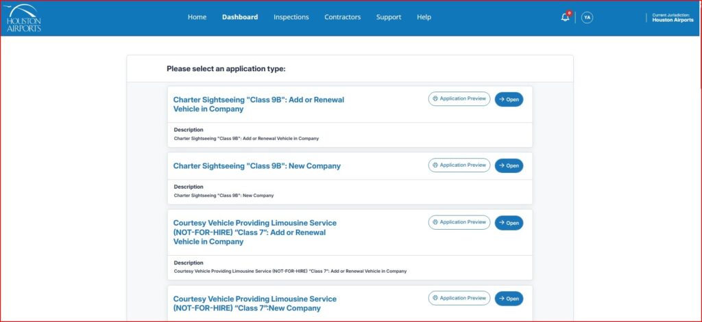 MGO Connect Application Type 1