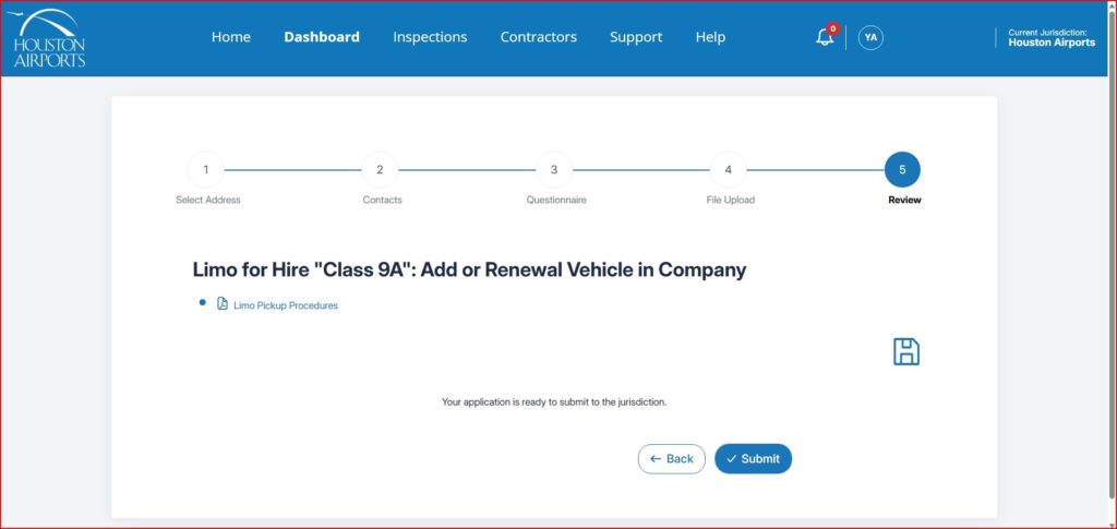 MGO Connect Submit Application 5