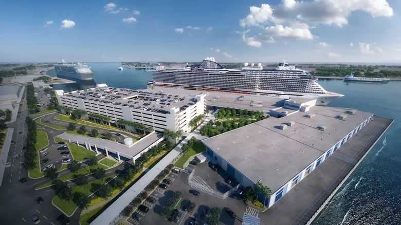 MSC-Cruise Terminal in Galveston.